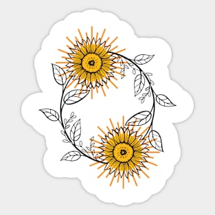 Little Aesthetic Sunflower Sticker